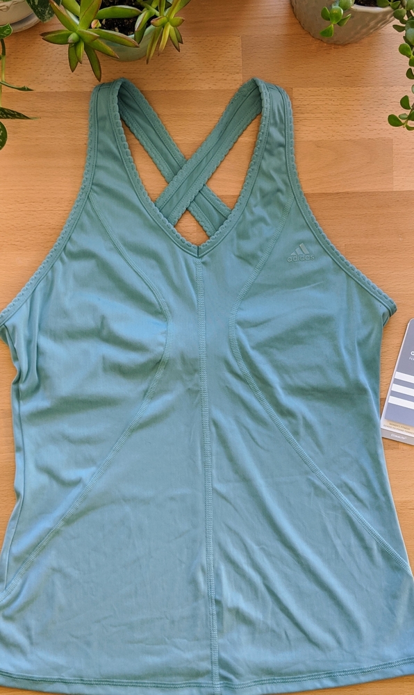 NWT Adidas teal athletic tank